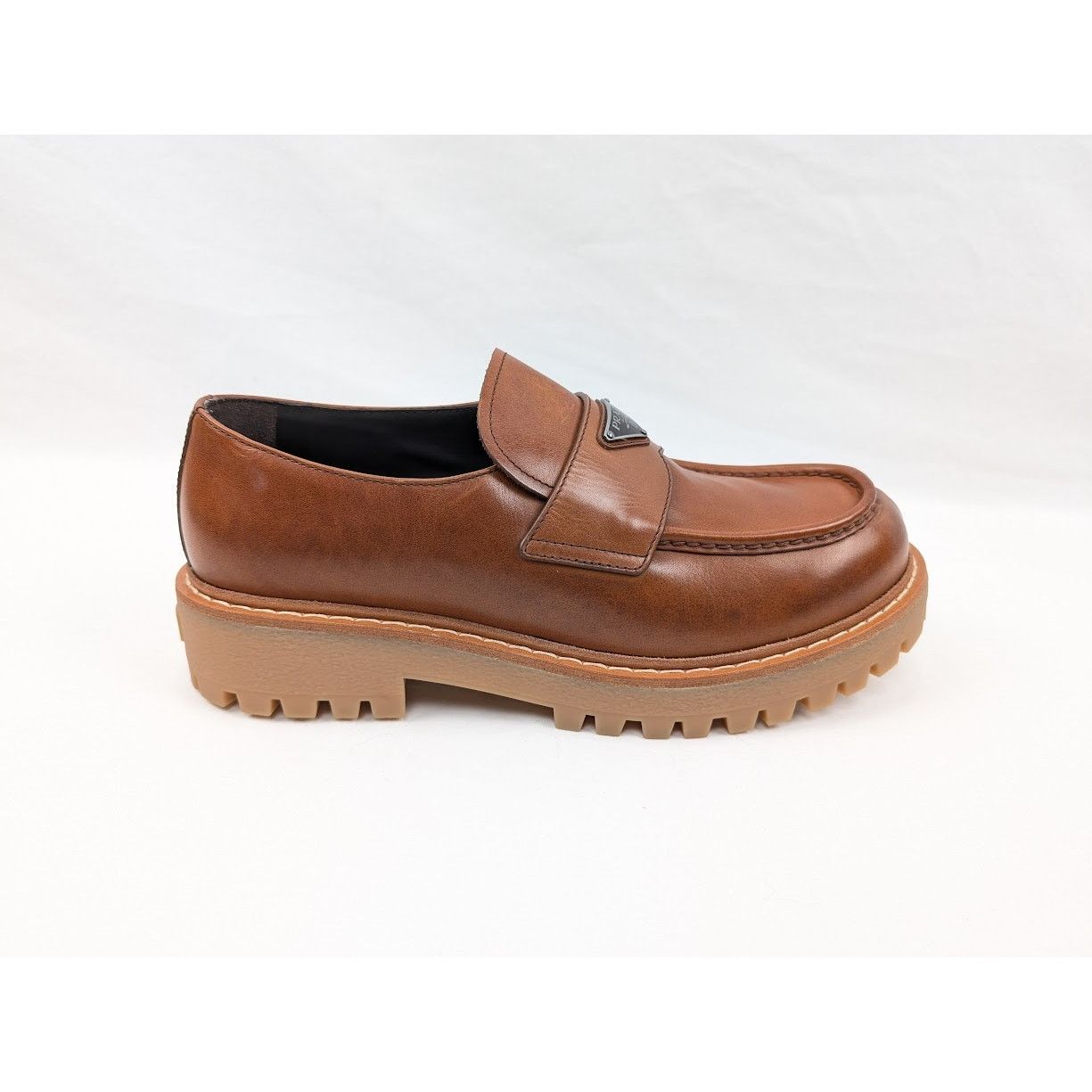 Prada o1rshd1 Calzature Uomo Shoes in Cognac Size US 12 / EU 45 - 1 Thumbnail