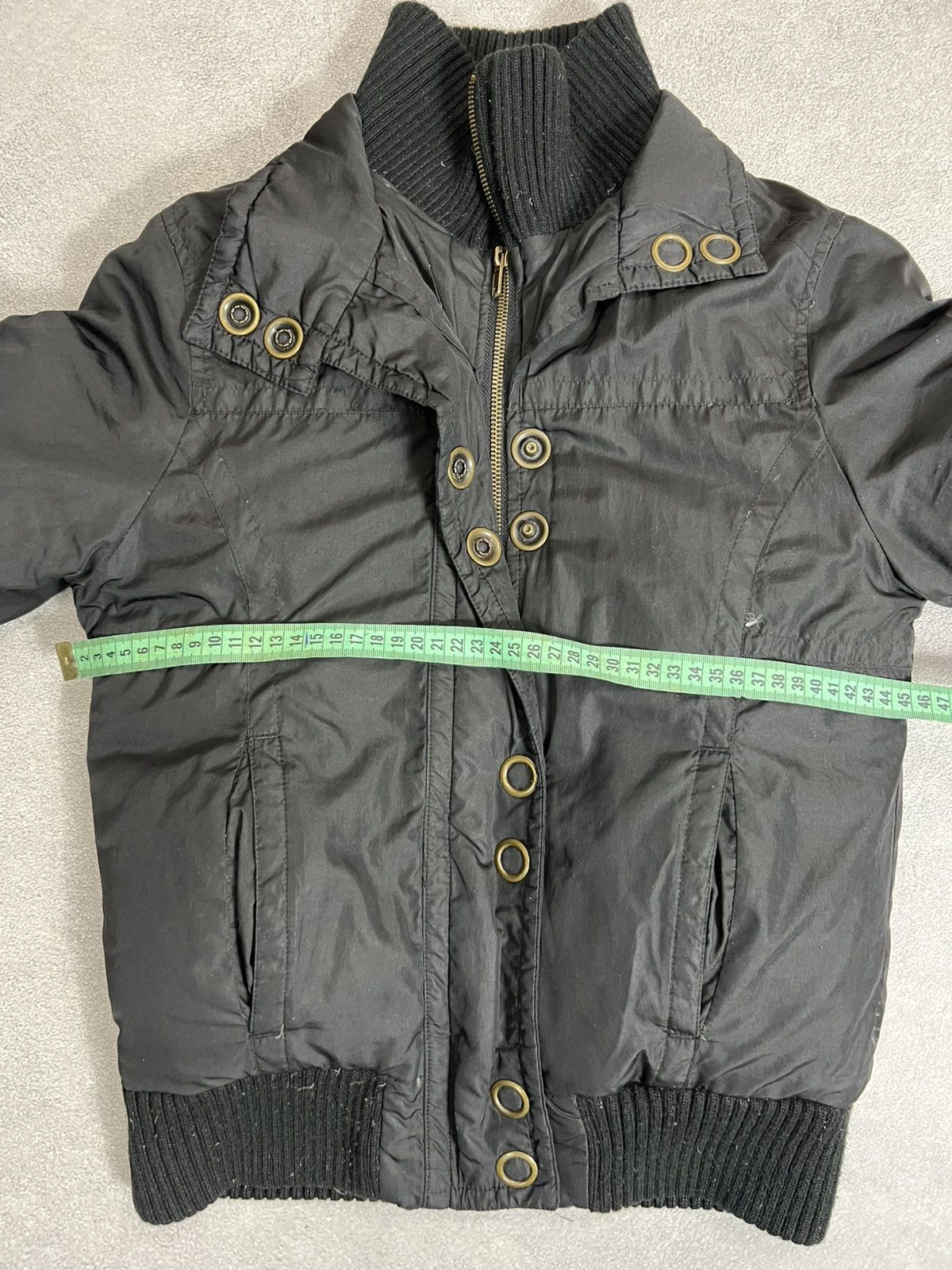 14th Addiction Y2k Japanese Fur collar If six was nine gothic bomber jacket Size US S / EU 44-46 / 1 - 9 Thumbnail