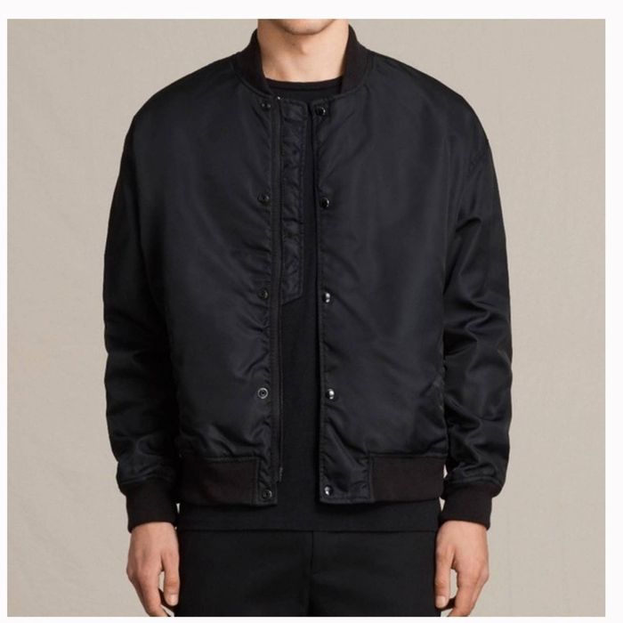 Allsaints AllSaints Men s Kitson Bomber Jacket Black SZ. S Grailed