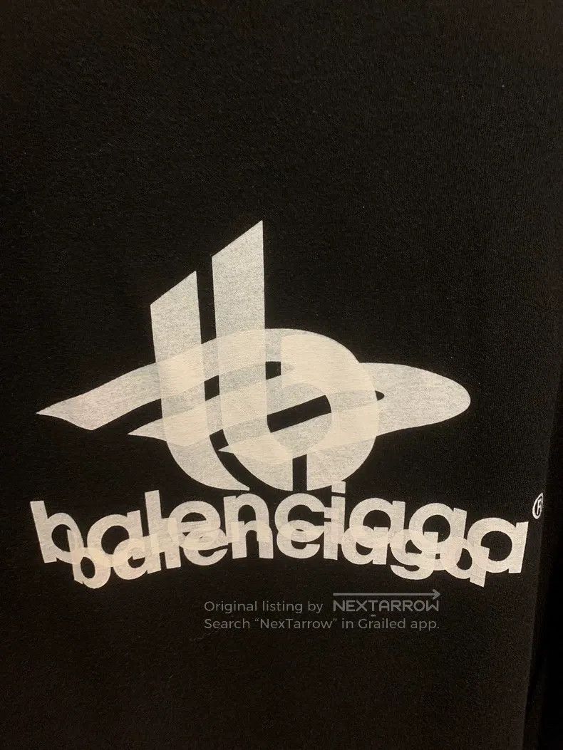 Balenciaga Balenciaga Phantom Overlapped Letter Logo Short Sleeve Size US M / EU 48-50 / 2 - 6 Thumbnail