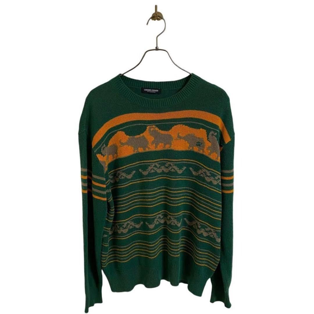 UNDERCOVER 1997SS Elephant Knit Green Free Size
