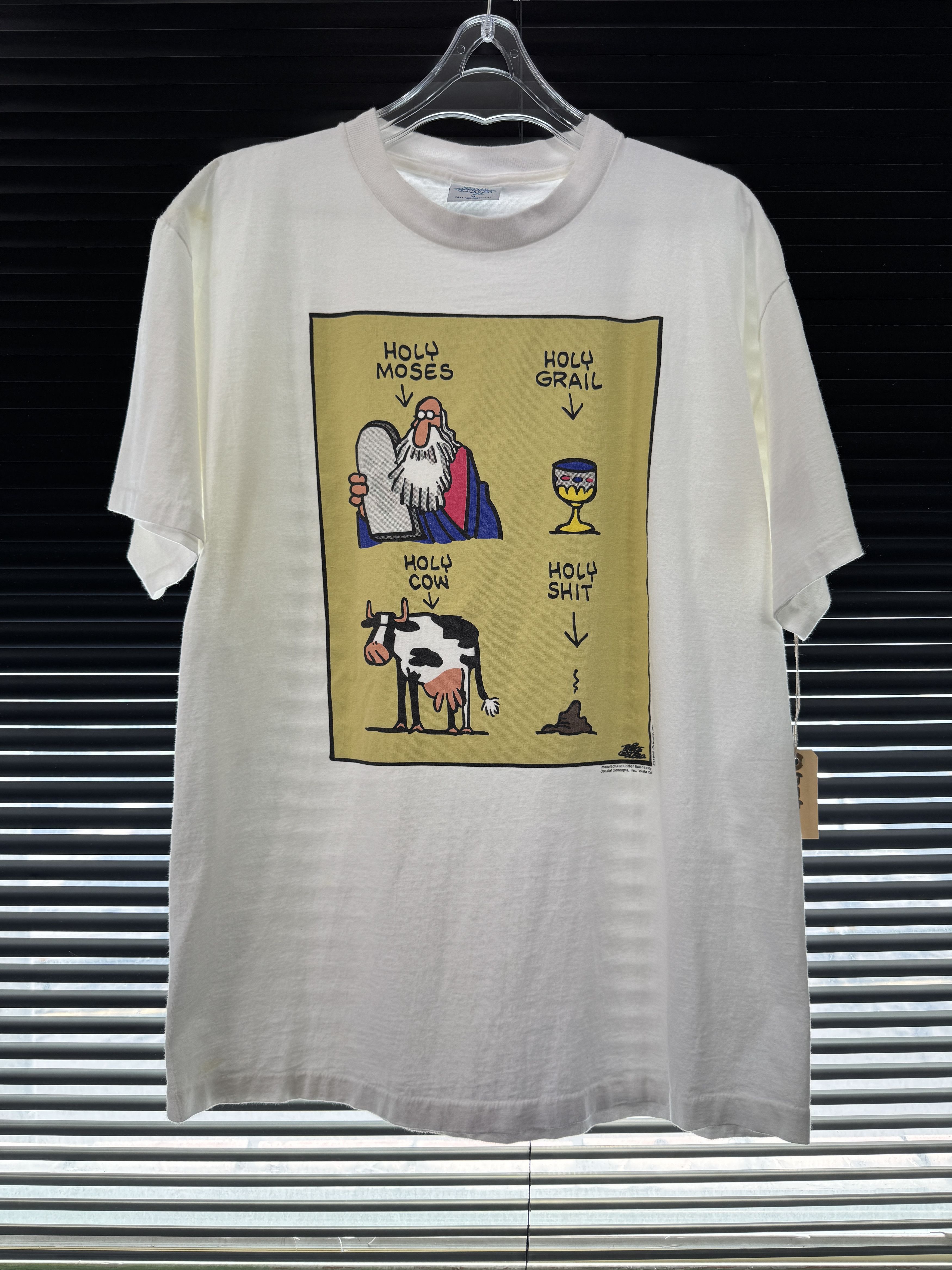 Vintage Vintage 90s Holy Parody Humor Tee Size US XL / EU 56 / 4 - 1 Thumbnail