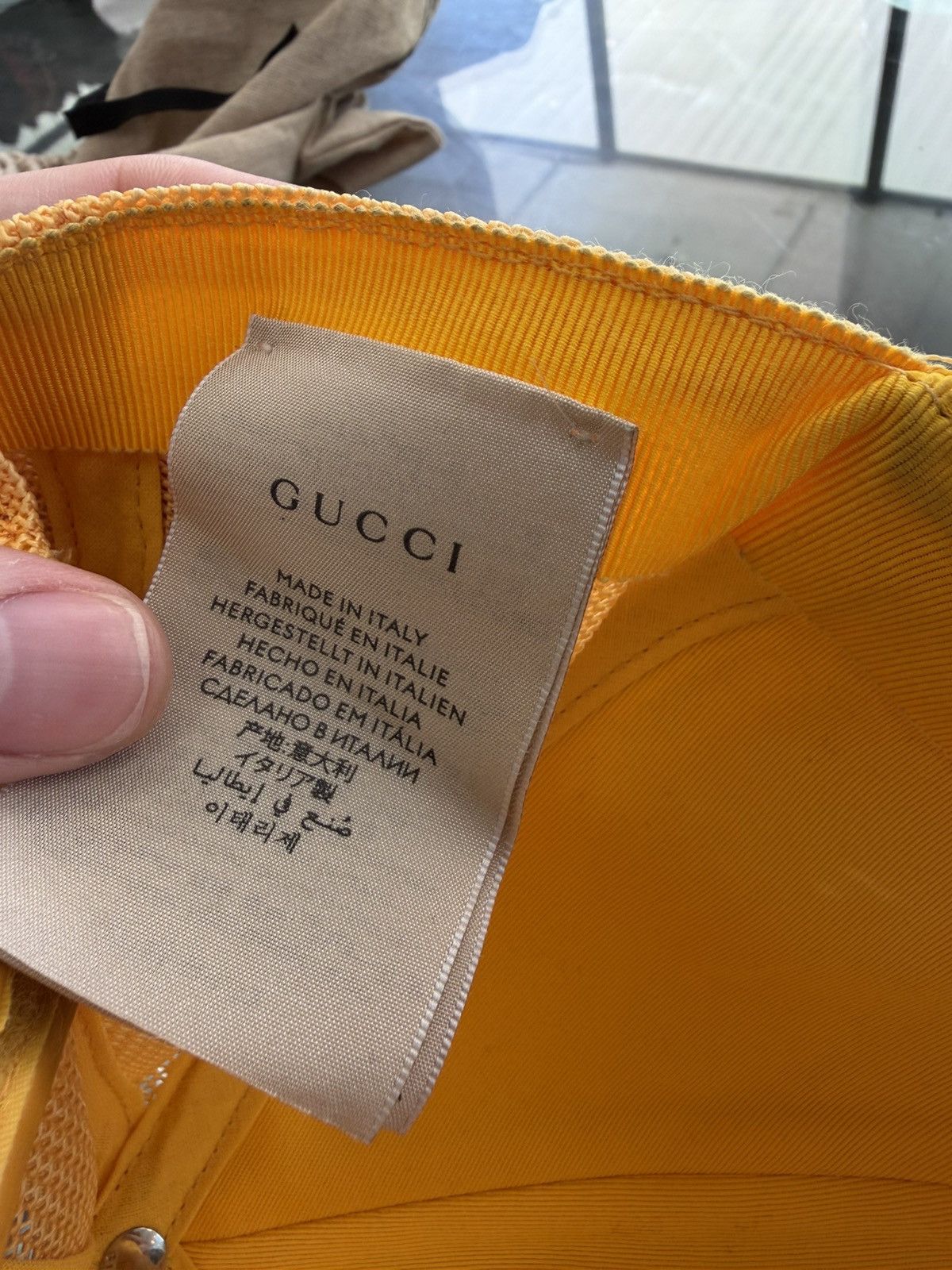 Gucci Leather Trucker GG Hat Size ONE SIZE - 5 Thumbnail