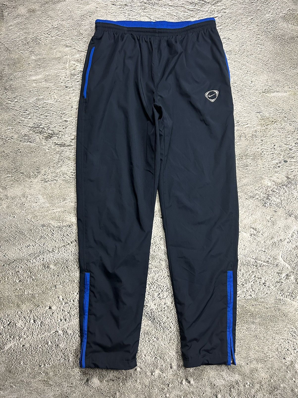 Nike × Vintage Nike track suit vintage navy nylon pants jacket drill Y2K Size US XL / EU 56 / 4 - 10 Thumbnail