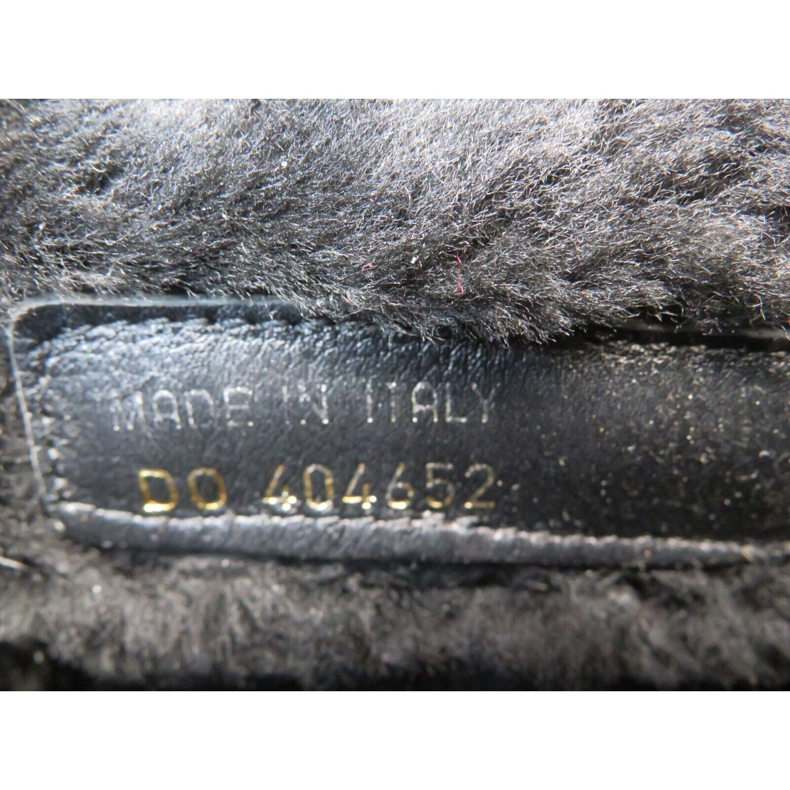 Yves Saint Laurent YSL BLACK FUR LEATHER SHEARLING LINING TALL BOOTS 37 Size US 7 / IT 37 - 8 Thumbnail