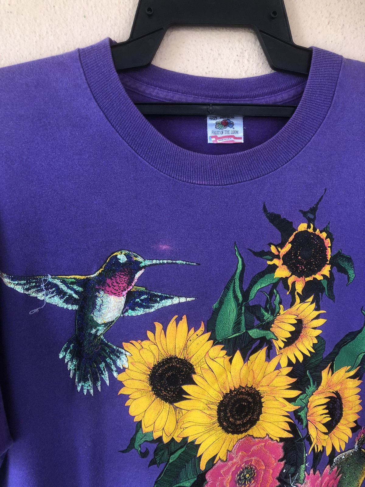 Vintage Vintage 90s The Flower Art Tee Size US XL / EU 56 / 4 - 3 Thumbnail