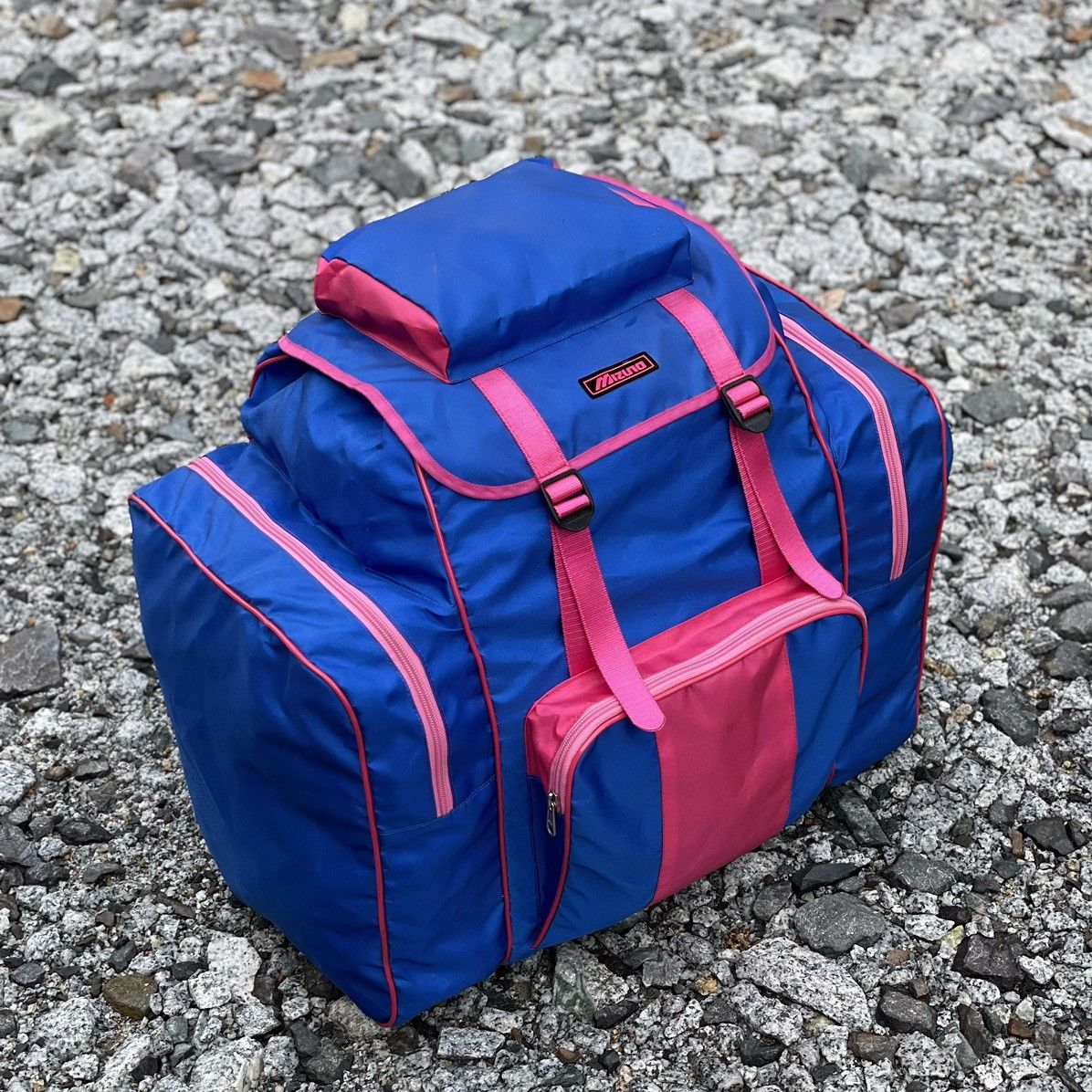 Mizuno Vintage Mizuno Outdoor Rucksack/Tanker Bag Backpack Size ONE SIZE - 9 Thumbnail