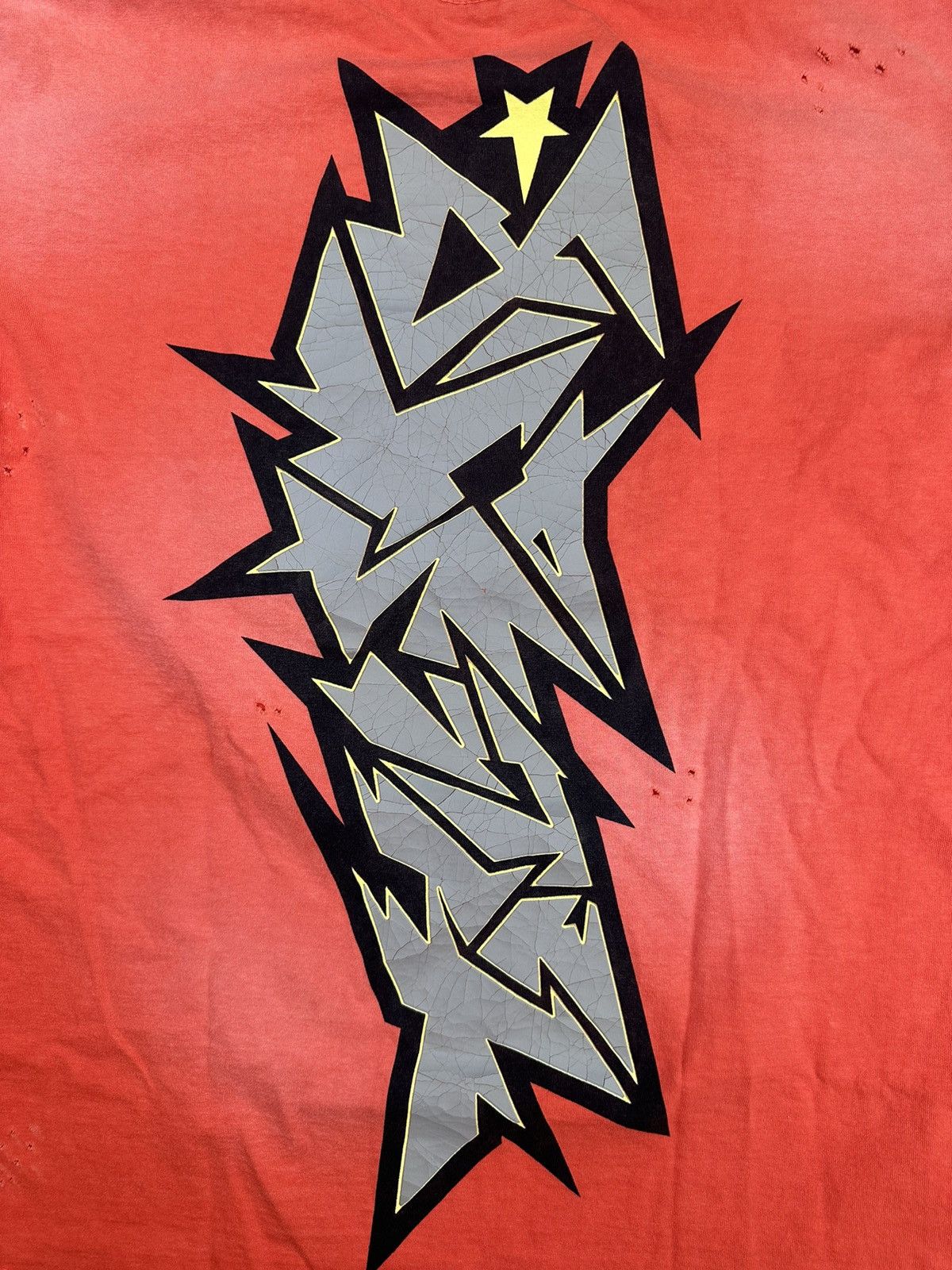 HELLSTAR Hellstar Crack Print T-shirt Size US XS / EU 42 / 0 - 3 Thumbnail