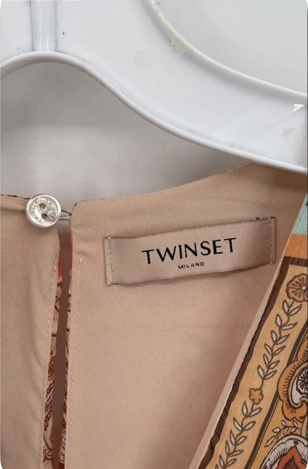 TWINSET TwinSet Milano, Vibrant Patchwork Maxi Dress 42 new Size M / US 6-8 / IT 42-44 - 6 Thumbnail