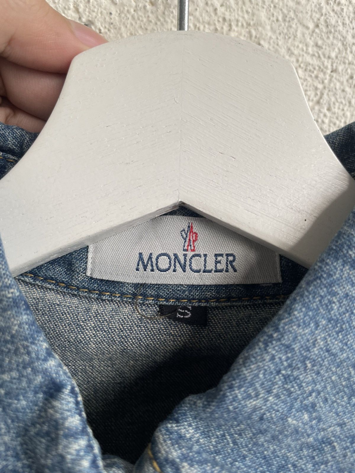 Maison Margiela 2000s Moncler Denim Shirt Distressed Y2K Ifsix Hysteric Size S / US 4 / IT 40 - 6 Thumbnail