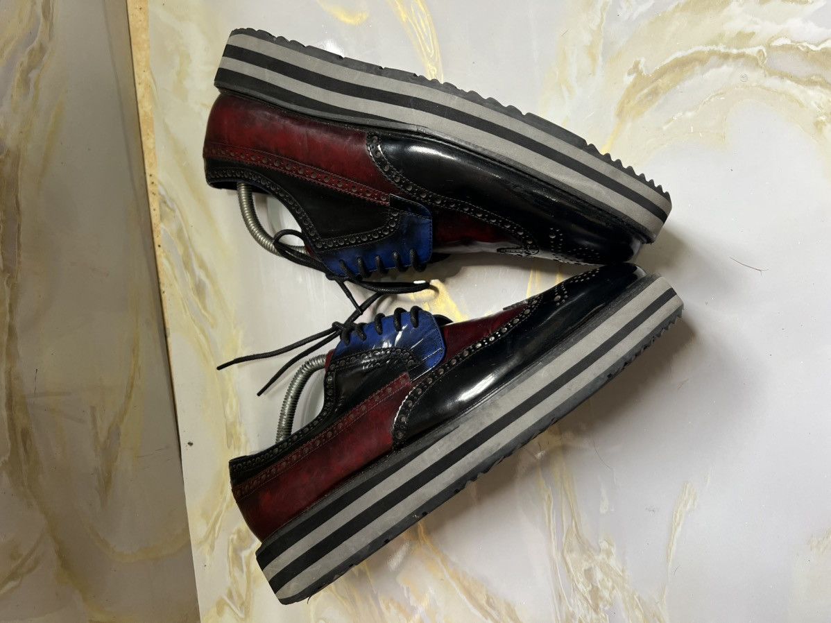 Prada Prada Brogue platform leather derby Size US 7 / EU 40 - 4 Thumbnail