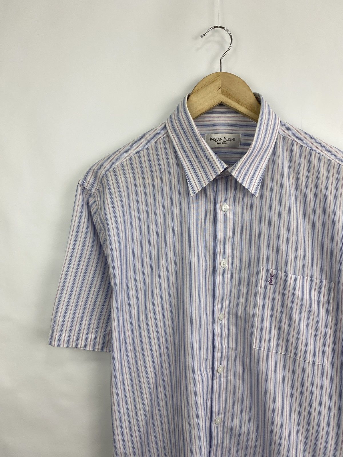 Yves Saint Laurent Vintage 90s Yves Saint Laurent YSL Shirt Rare Retro Y2K Hype Size US L / EU 52-54 / 3 - 2 Thumbnail