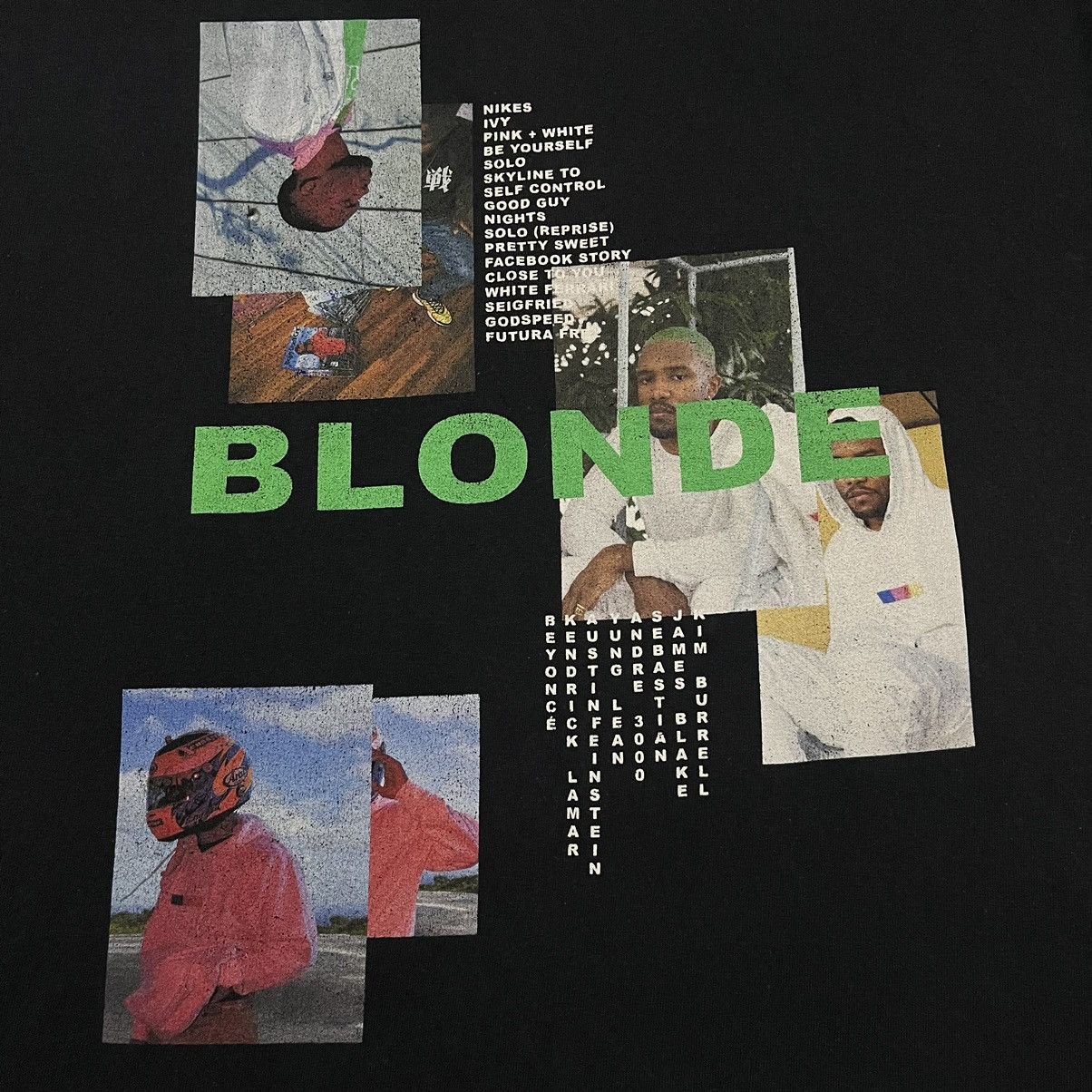 Frank Ocean Frank Ocean Blonde Promo Album T Shirt Size US L / EU 52-54 / 3 - 3 Thumbnail