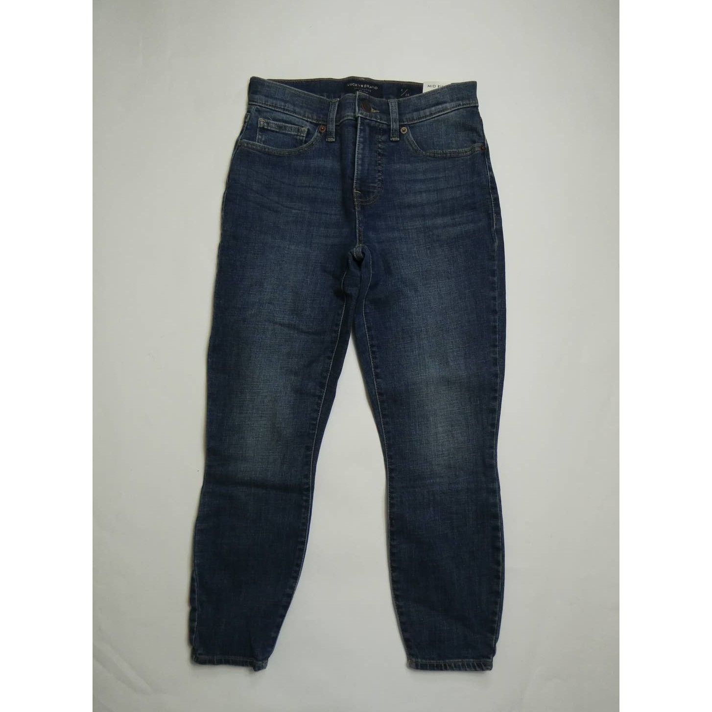 Lucky Brand Lucky Brand Ava Skinny Jeans Mid Rise Stretch Denim 2/26 NEW Size 26" / US 2 / IT 38 - 1 Thumbnail
