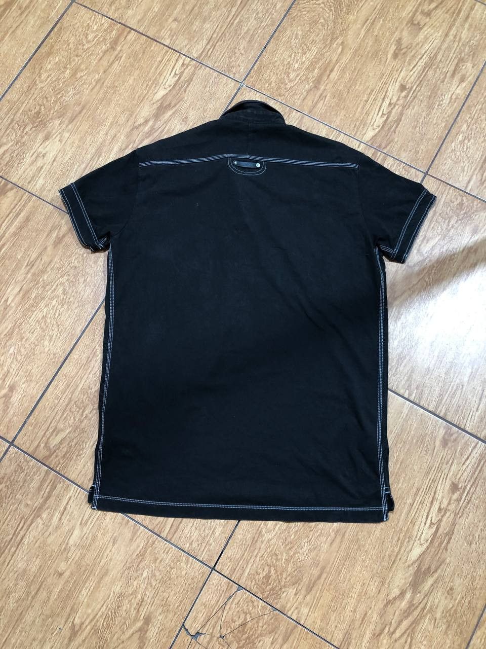 Diesel Vintage 90s Diesel Y2K Black Polo Streetwear Size US XL / EU 56 / 4 - 8 Thumbnail