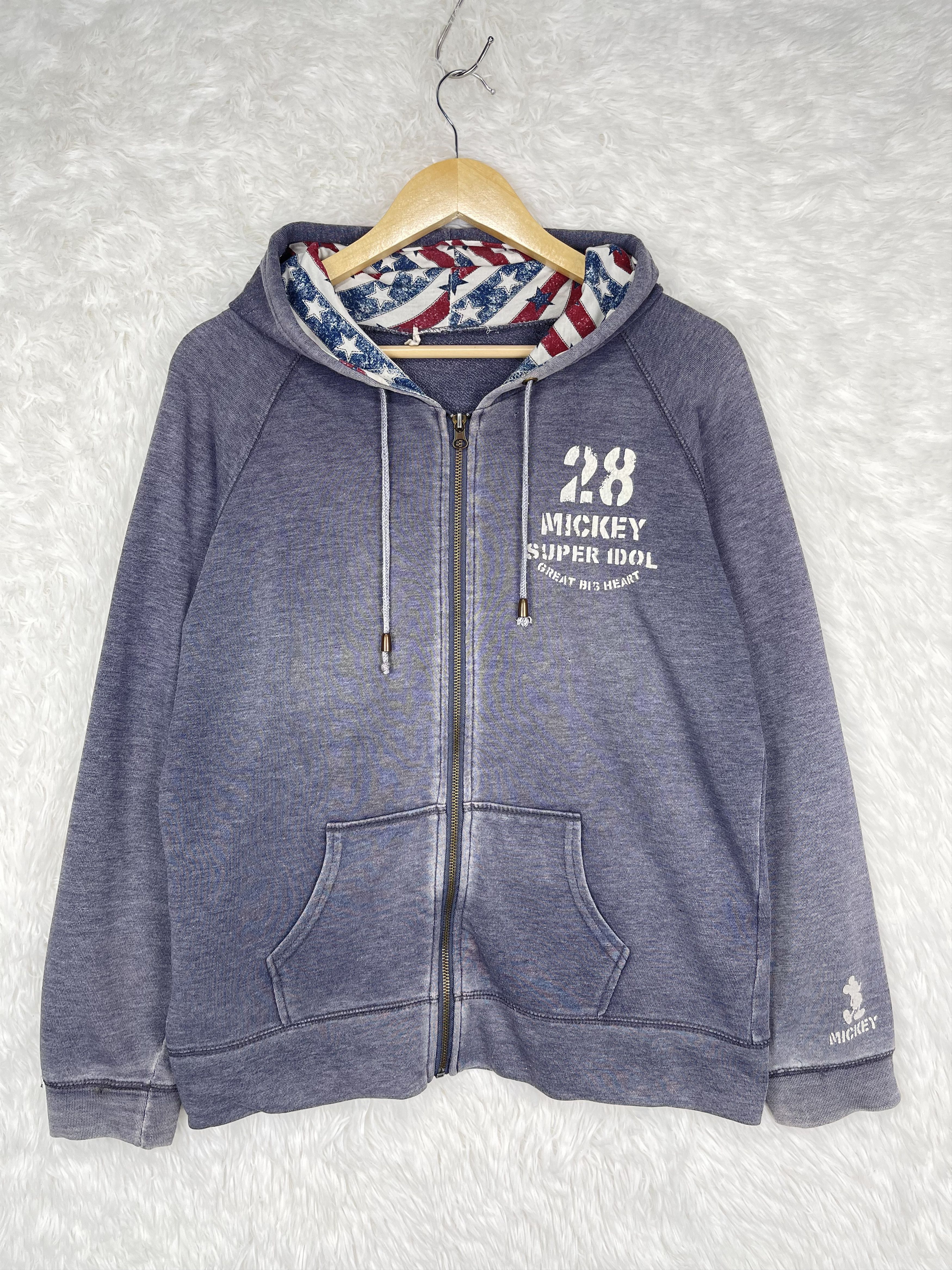Mickey Mouse Vintage 28 Mickey Super Idol 1928 Hoodie Sweatshirt AS0022 Size US XL / EU 56 / 4 - 1 Thumbnail