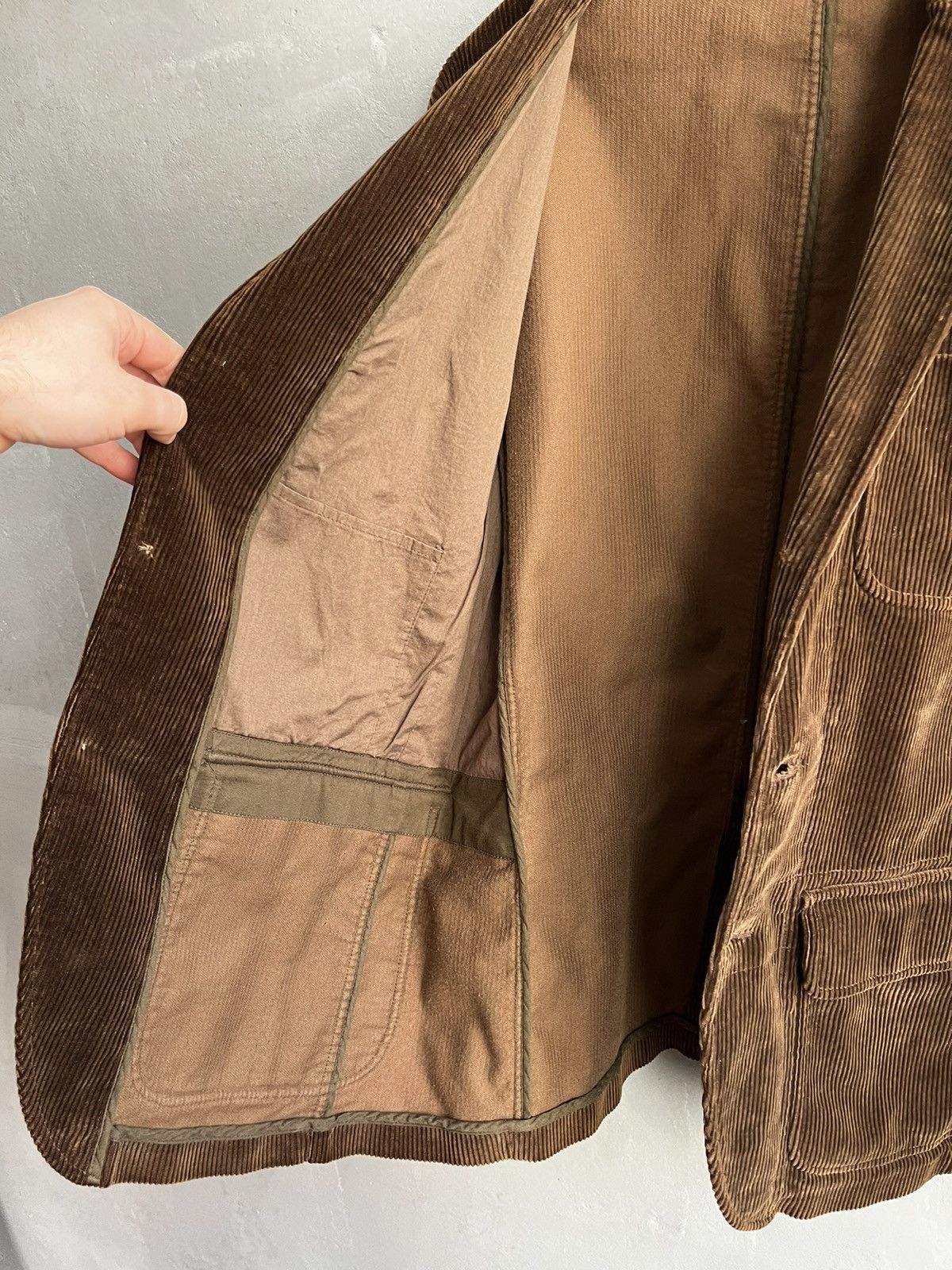Polo Ralph Lauren × Vintage Vintage POLO RALPH LAUREN Corduroy Blazer Work Jacket Size 42R - 13 Thumbnail