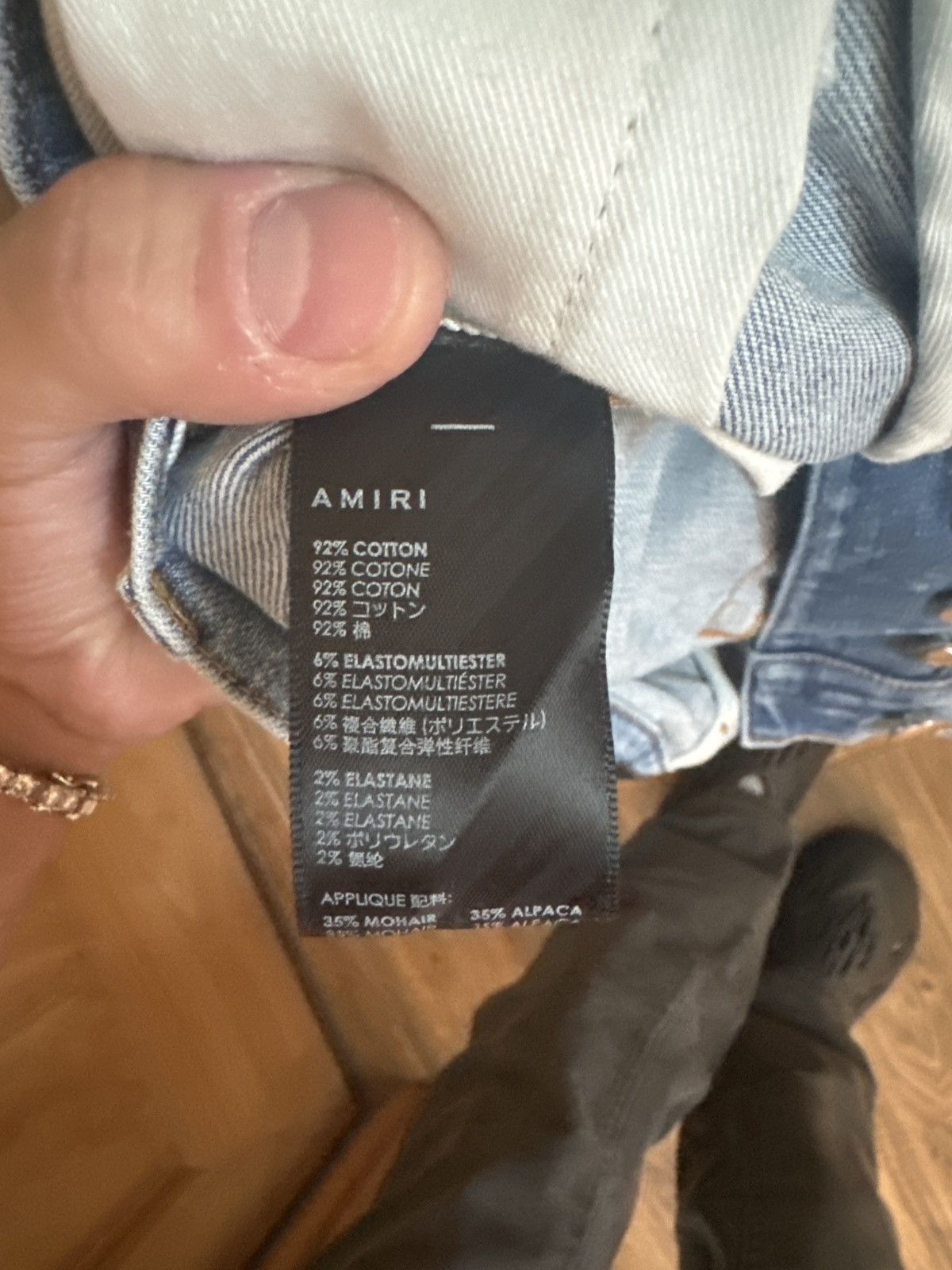 Amiri Amiri MX1 Dye Tie Patches Size US 29 - 7 Thumbnail
