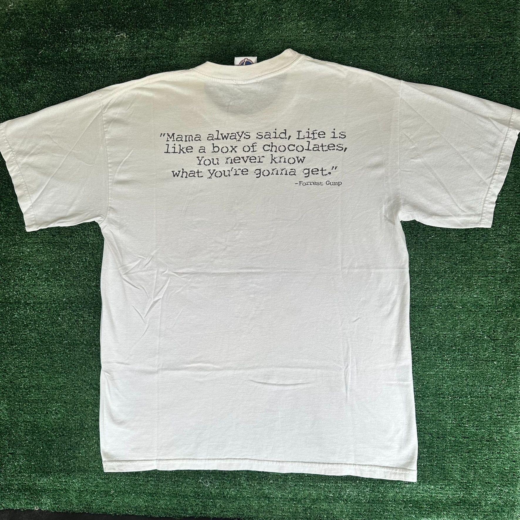 Vintage Vintage Y2K Forrest Gump Bubba Gump Shrimp T-Shirt Movie Quo Size US L / EU 52-54 / 3 - 5 Thumbnail