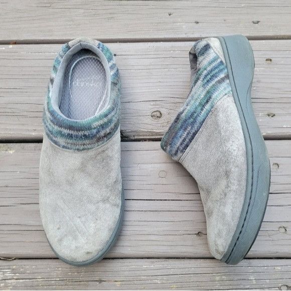 Dansko Dansko Emily Gray Suede Slip On Slipper Clogs Size 39 Size US 8.5 / IT 38.5 - 1 Thumbnail