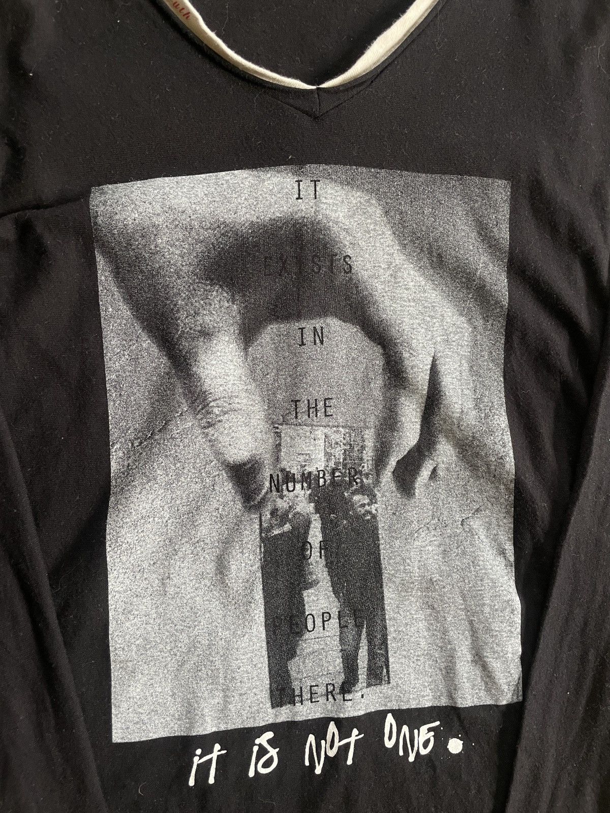 If Six Was Nine 2000s Japanese archive Vkei Layered Poem Long Sleeve Tee Y2K Size US S / EU 44-46 / 1 - 6 Thumbnail
