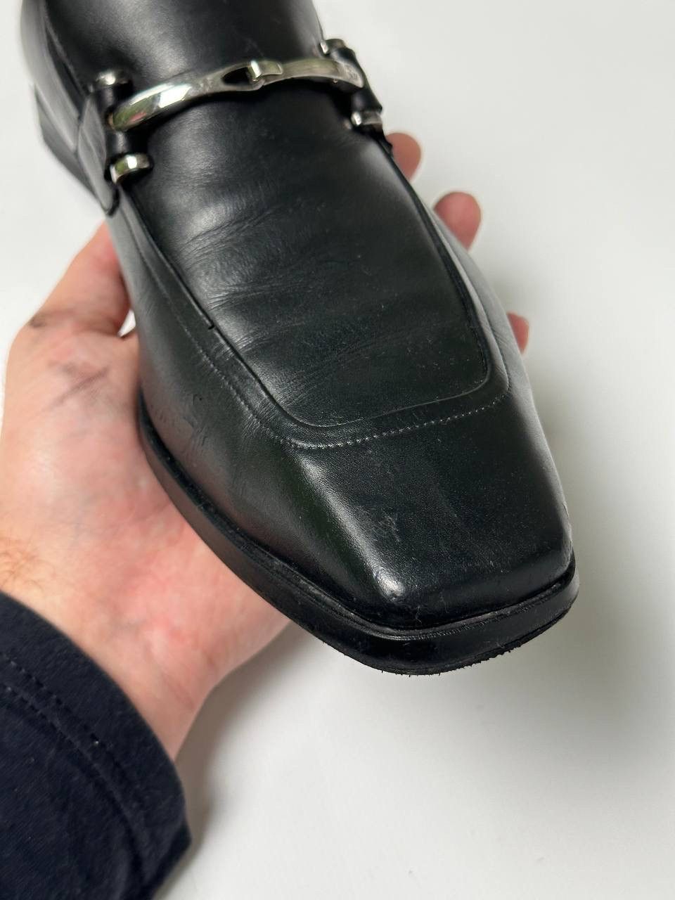 Gucci Gucci 00s By Tom Ford Horsebit Black Leather Loafer Size US 9 / EU 42 - 21 Thumbnail