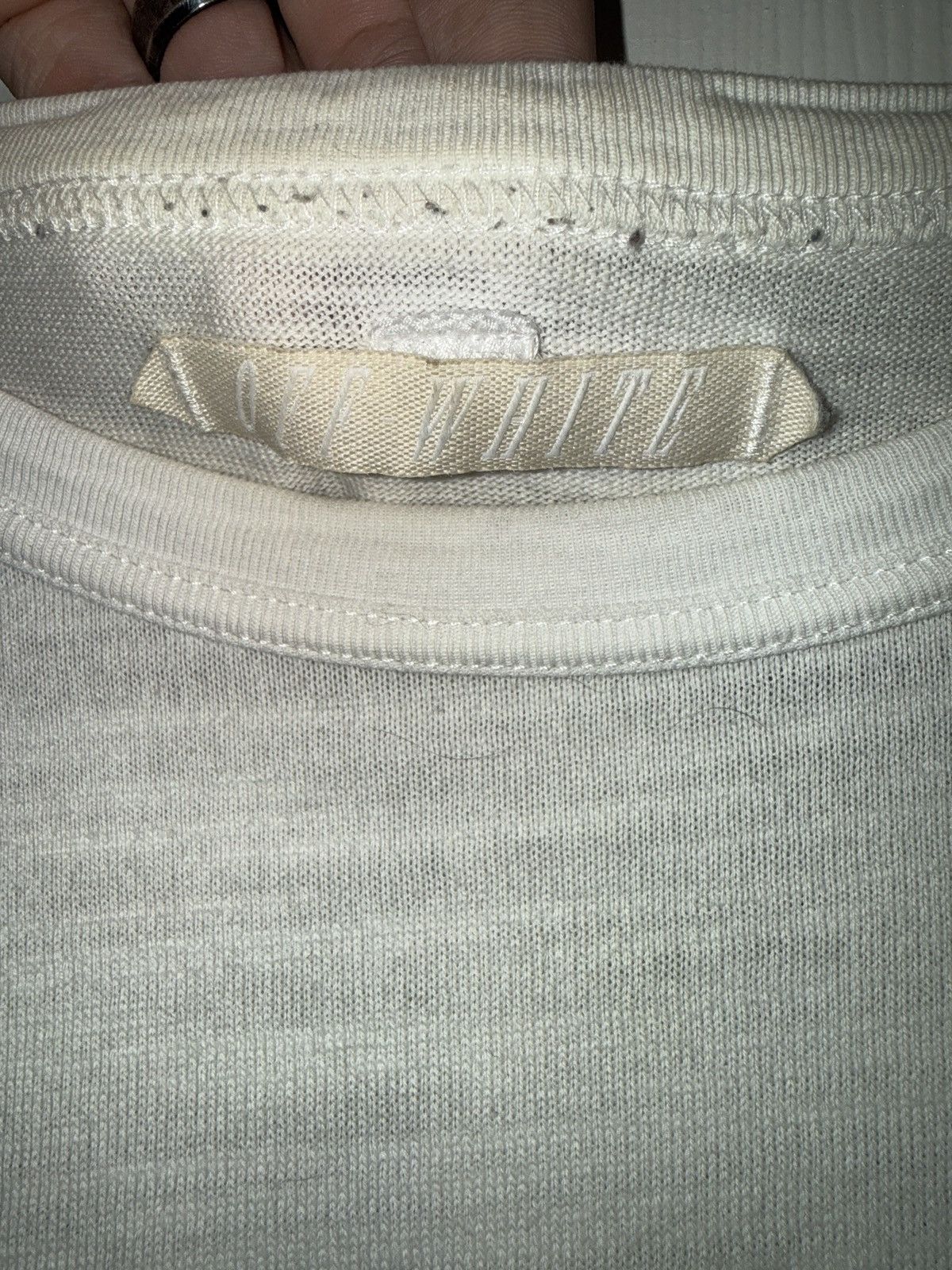 Off-White Off white long t-shirt blue collab Size US L / EU 52-54 / 3 - 8 Thumbnail