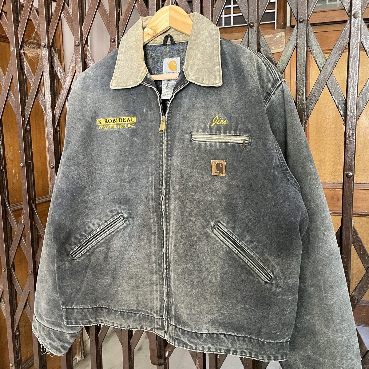 Carhartt Rare💥Vintage Carhartt Faded Detroit Jacket J97 PTL Size US L / EU 52-54 / 3 - 2 Thumbnail