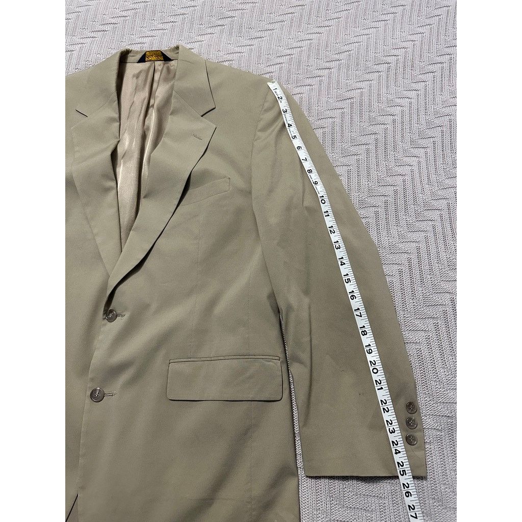 Brooks Brothers Brooks Brothers Brooksease khaki two button blazer size 43R Size 42R - 9 Thumbnail
