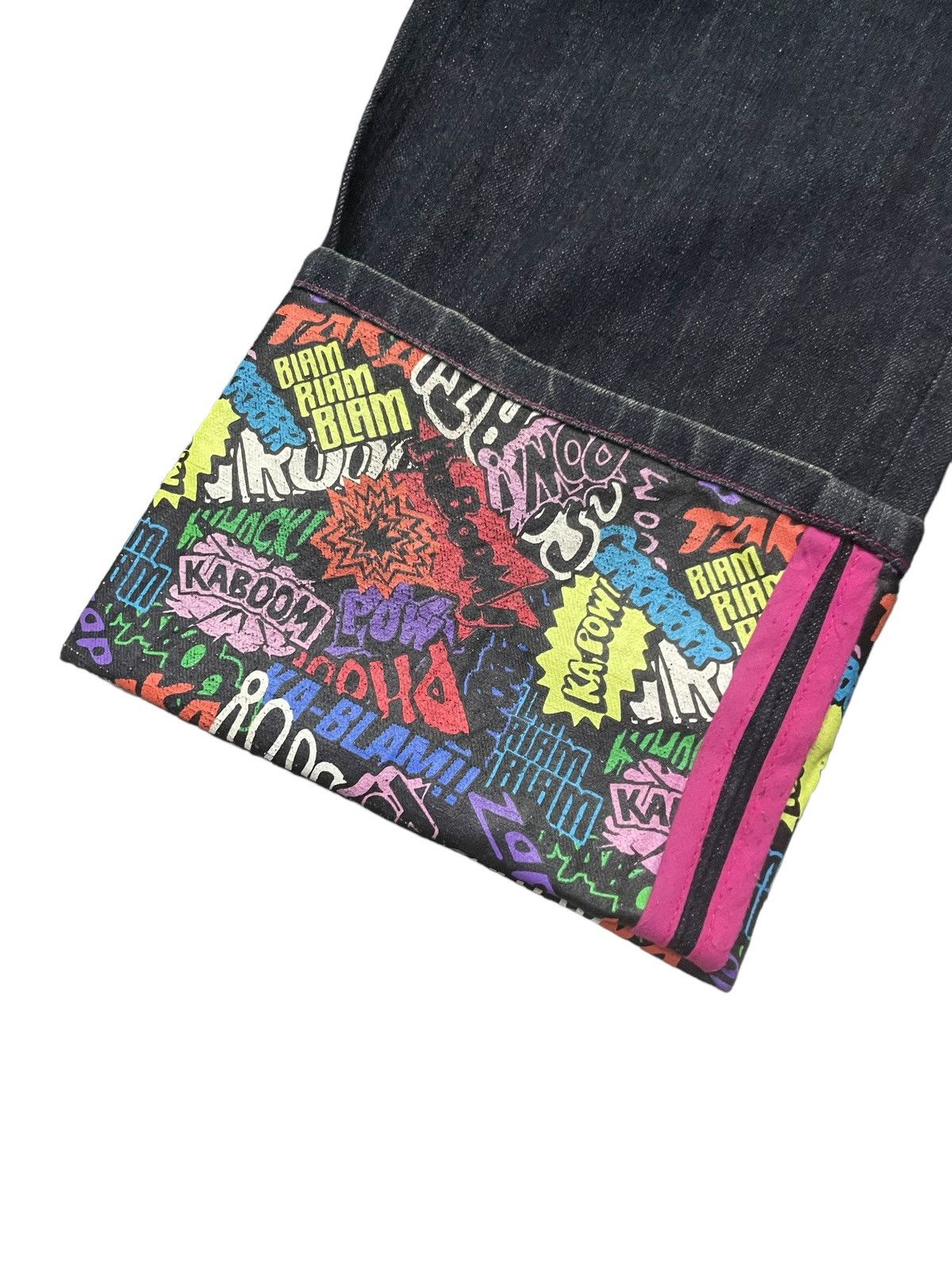 Japanese Brand Clone Devgru Daicock graffiti Evisu Styled Men Denim Pants Size US 30 / EU 46 - 7 Thumbnail