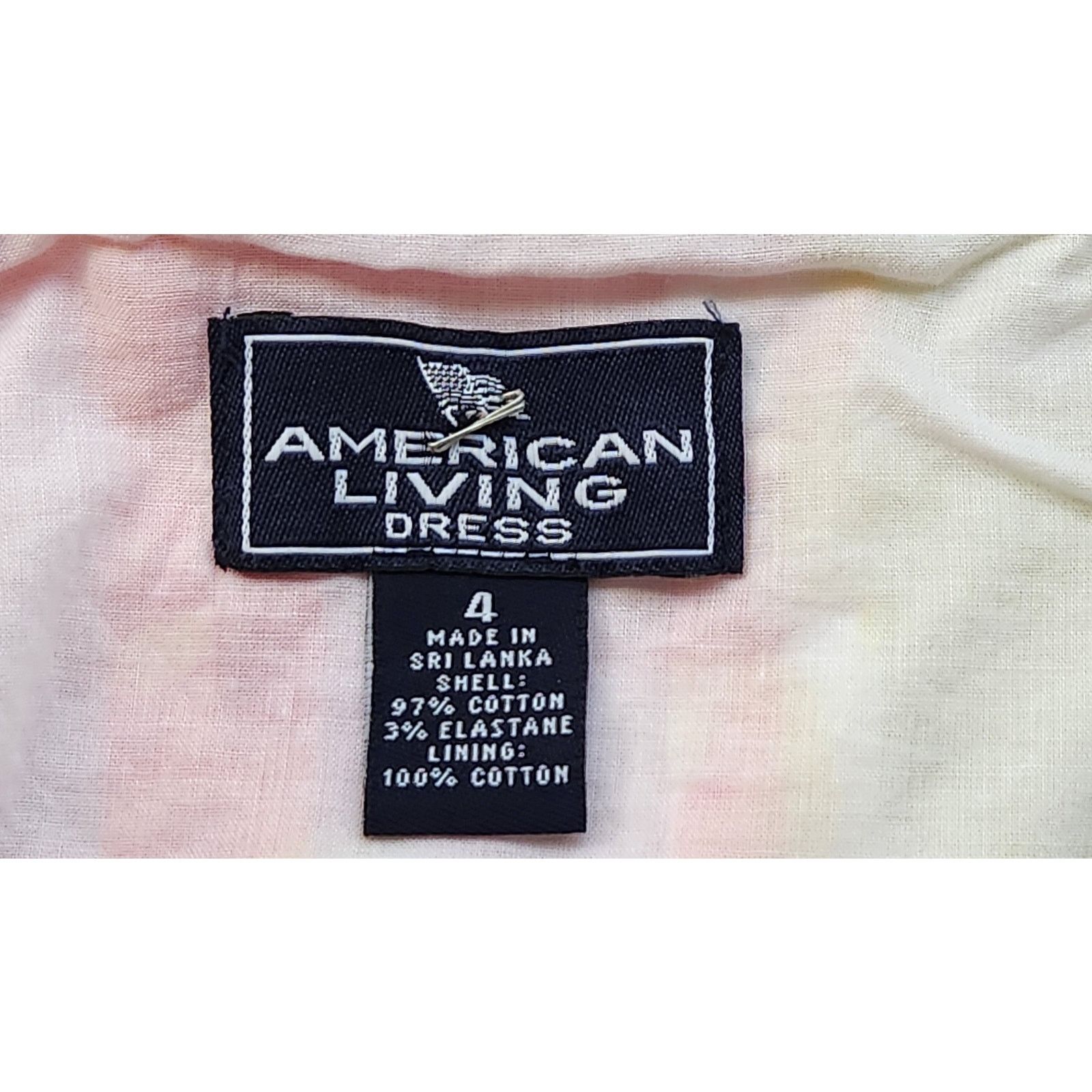 Other American Living Orange Pink Lime Green Fit N Flare Dress 4 Size S / US 4 / IT 40 - 5 Thumbnail