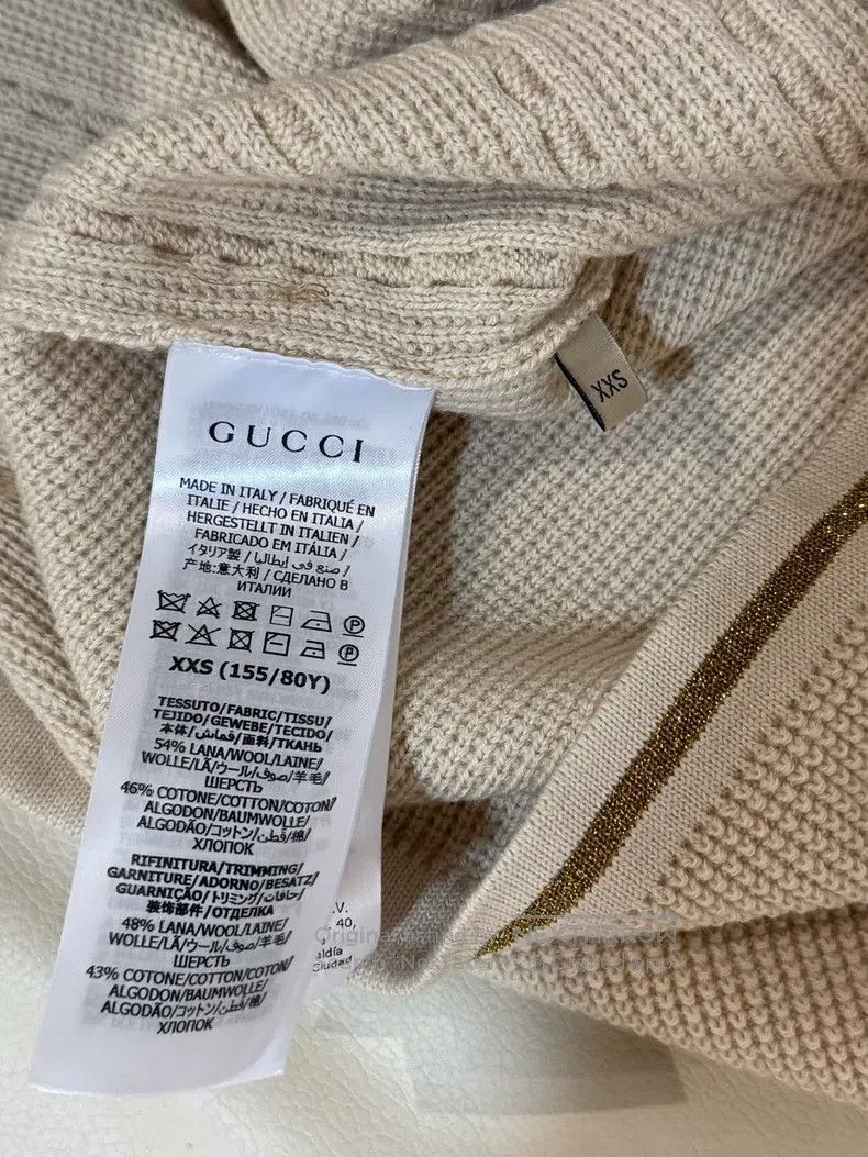 Gucci Gucci Gold silk-edged knitted vest Size XXS / US 00 / IT 34 - 4 Thumbnail