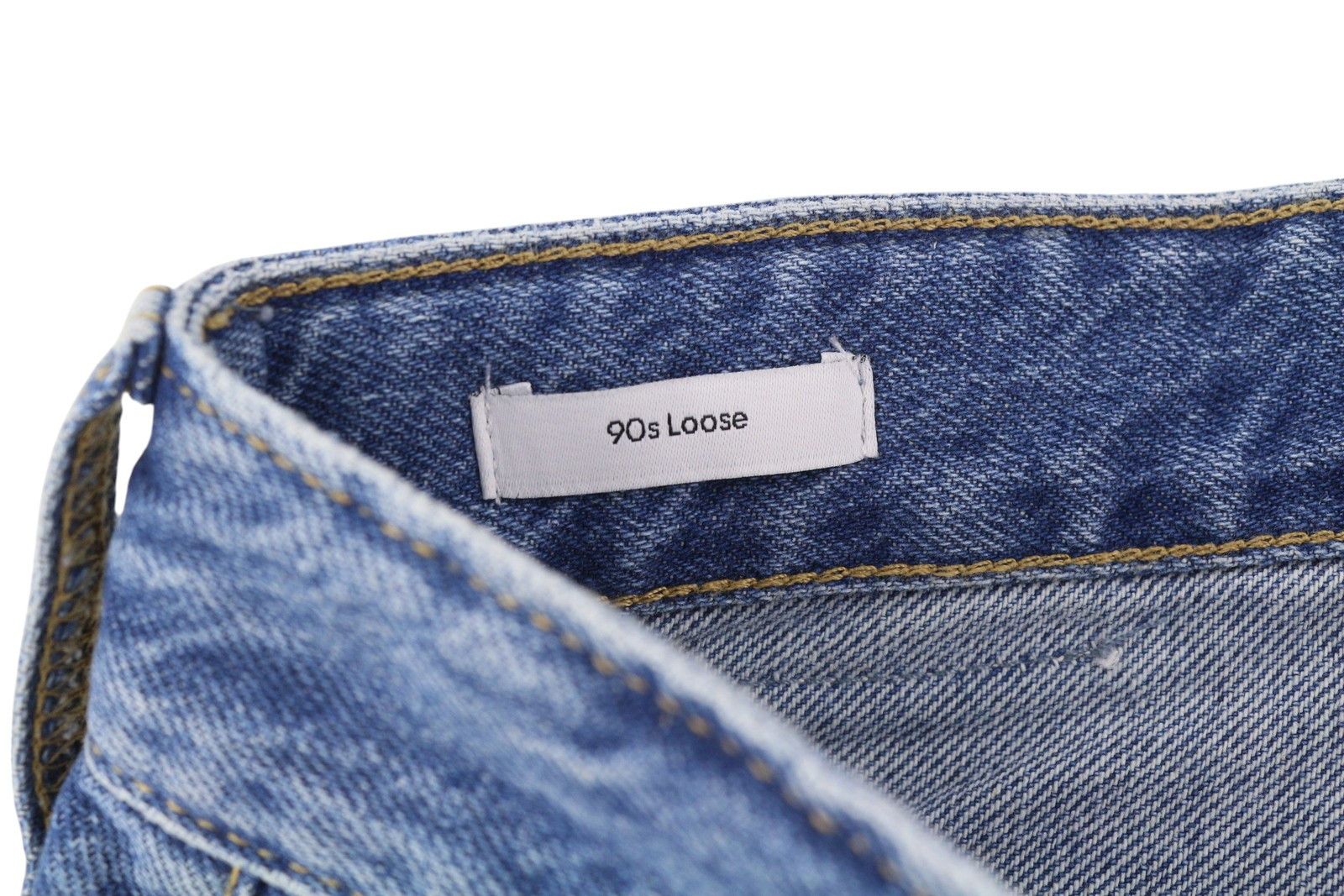 Calvin Klein 90'S LOOSE CARGO W32 Blue Regular Fit Logo Jeans 84964 Size US 32 / EU 48 - 11 Thumbnail