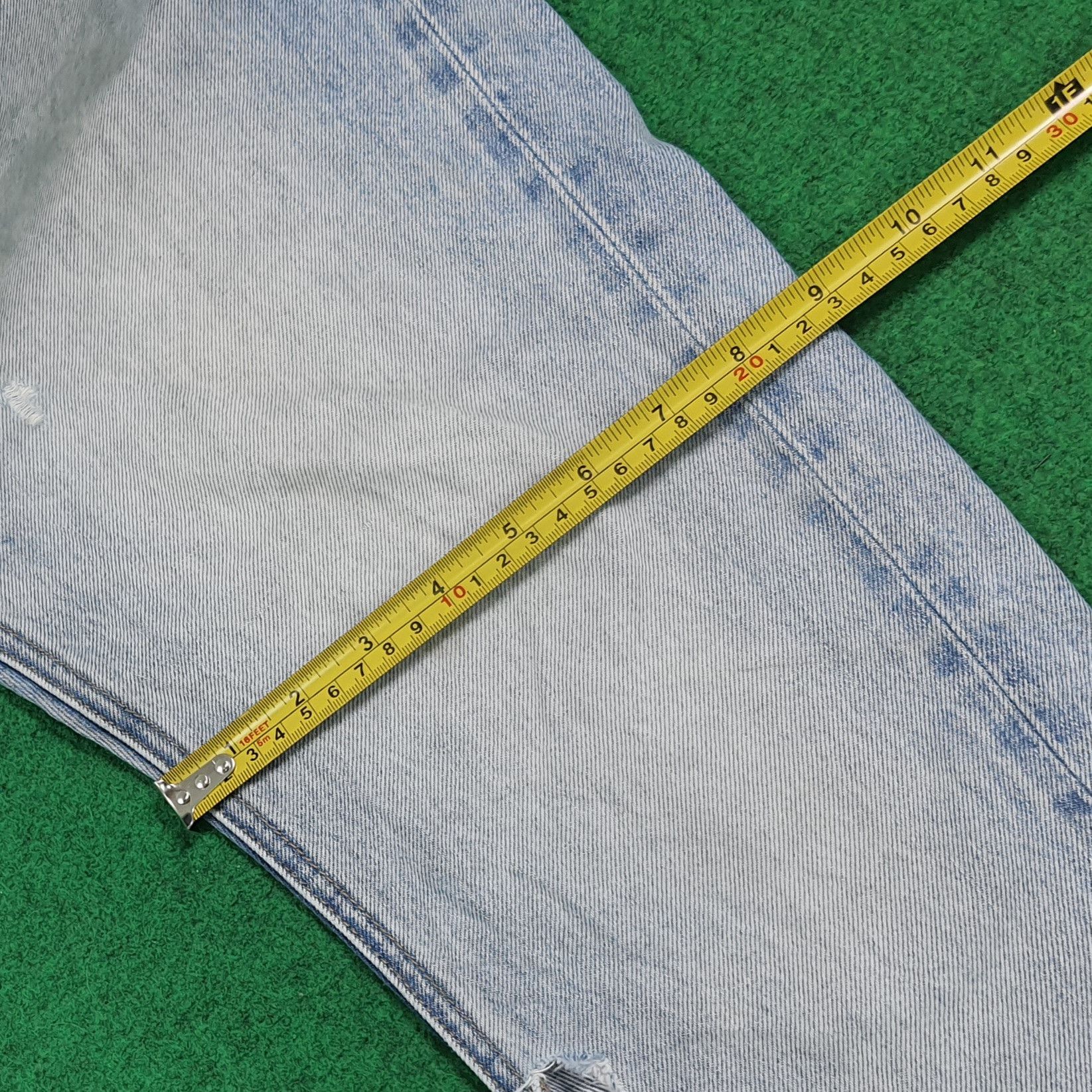 Billabong Vintage Andy Warhol x Billabong Selvedge Rugged Jeans C280N9 Size US 35 - 17 Thumbnail