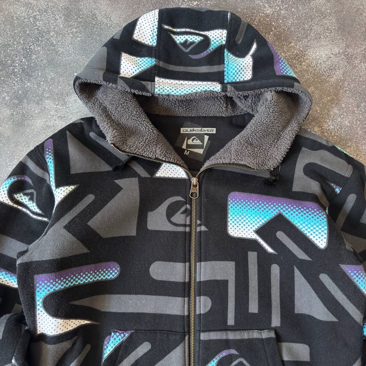 Quicksilver Quiksilver Vintage Faux Fur Sherpa Jacket Size US M / EU 48-50 / 2 - 5 Thumbnail