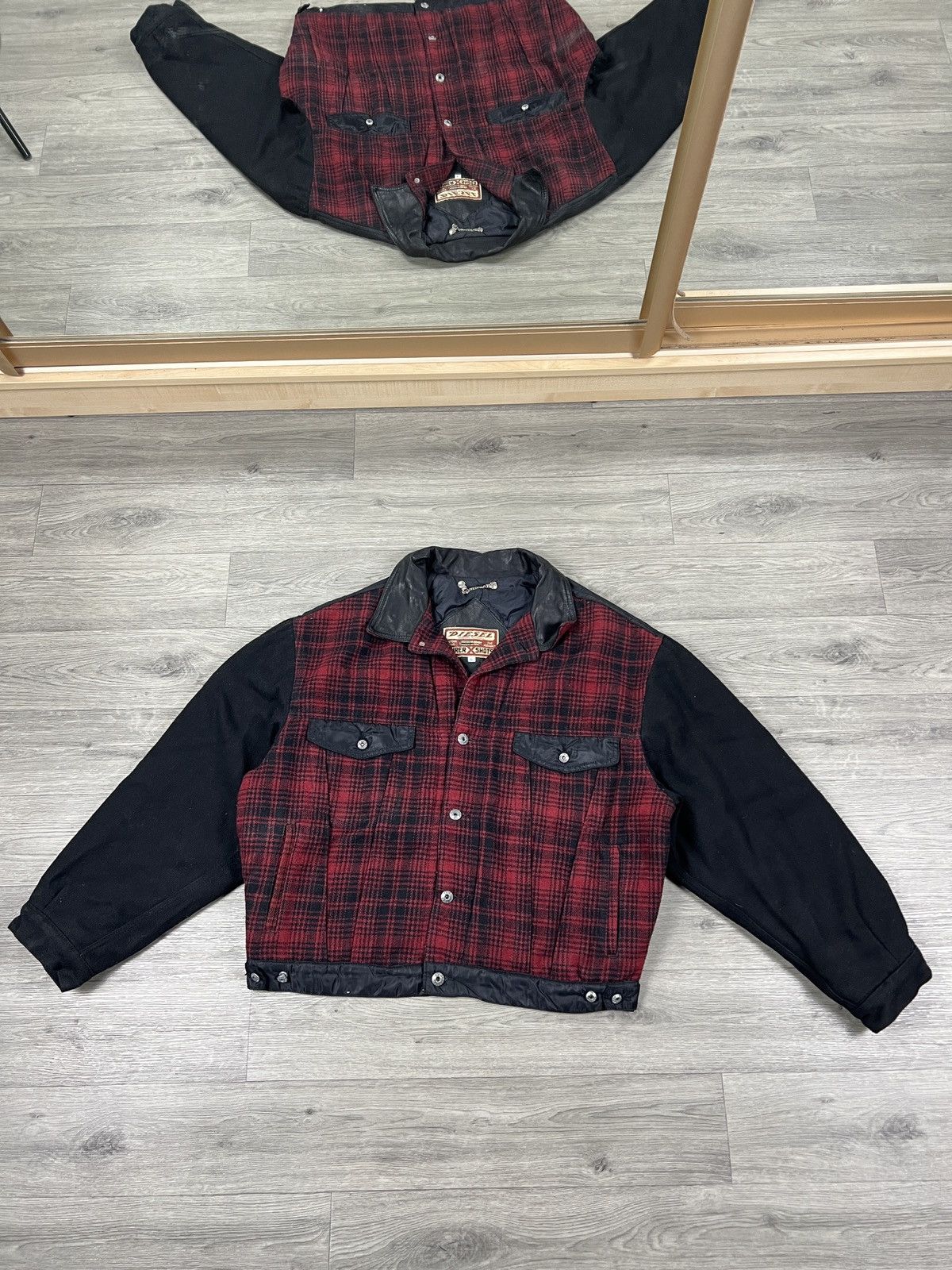 Diesel Vintage Diesel y2k Wool Bomber Jacket Men’s Size L Size US L / EU 52-54 / 3 - 1 Thumbnail