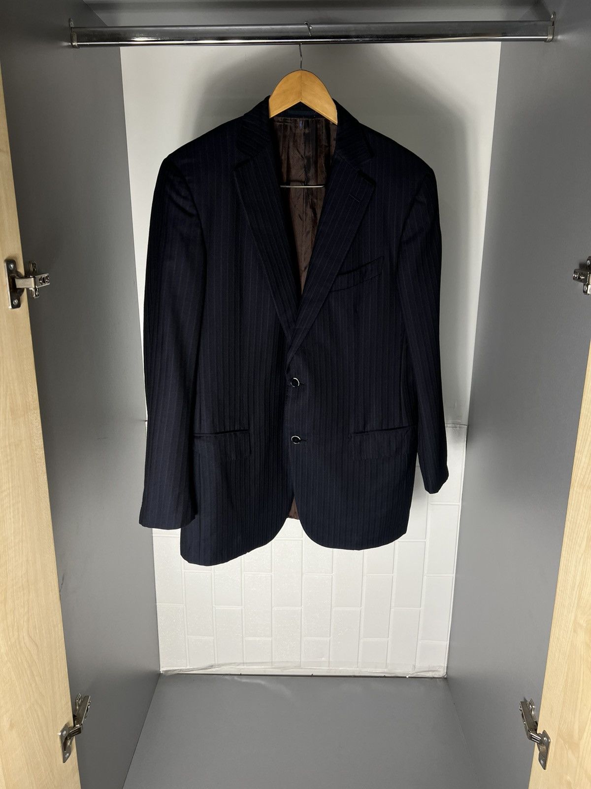 Ermenegildo Zegna VINTAGE ERMENEGILDO Z ZEGNA ITALIAN DESIGNER BLAZER CASUAL Size 50R - 3 Thumbnail