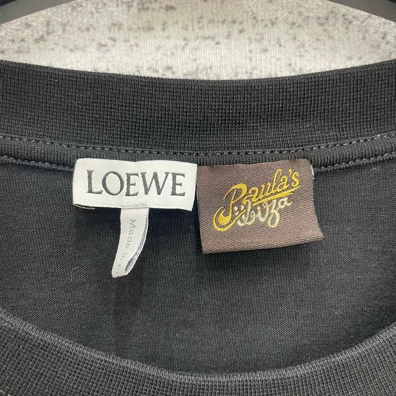Loewe LOEWE Embroidered loose round neck short sleeves Size L / US 10 / IT 46 - 4 Thumbnail