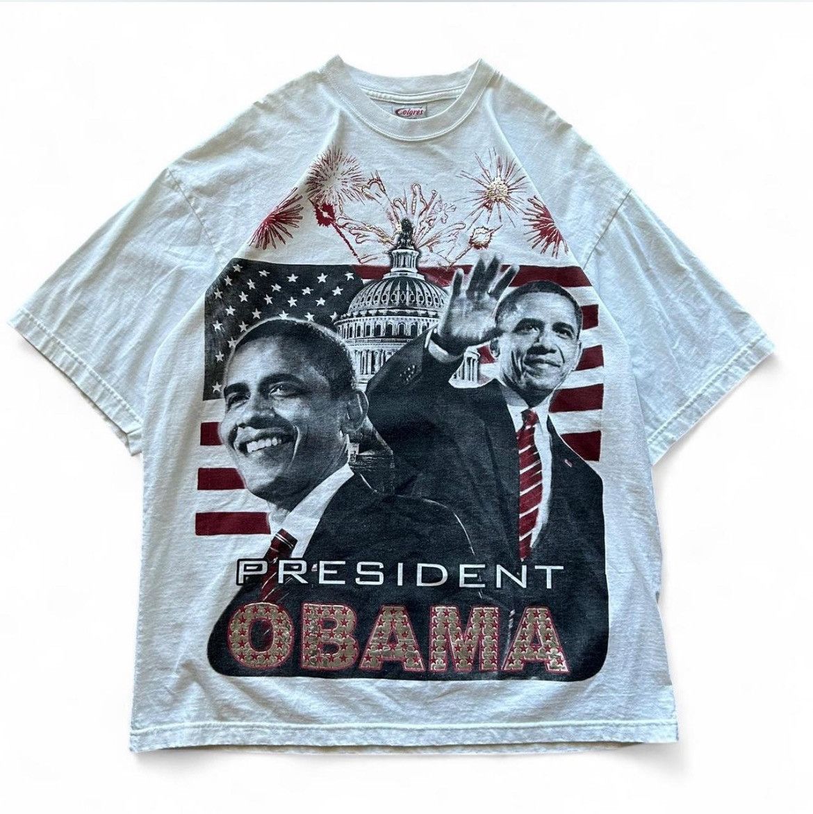 Vintage Vintage Obama Tshirt szXL Size US XL / EU 56 / 4 - 1 Thumbnail