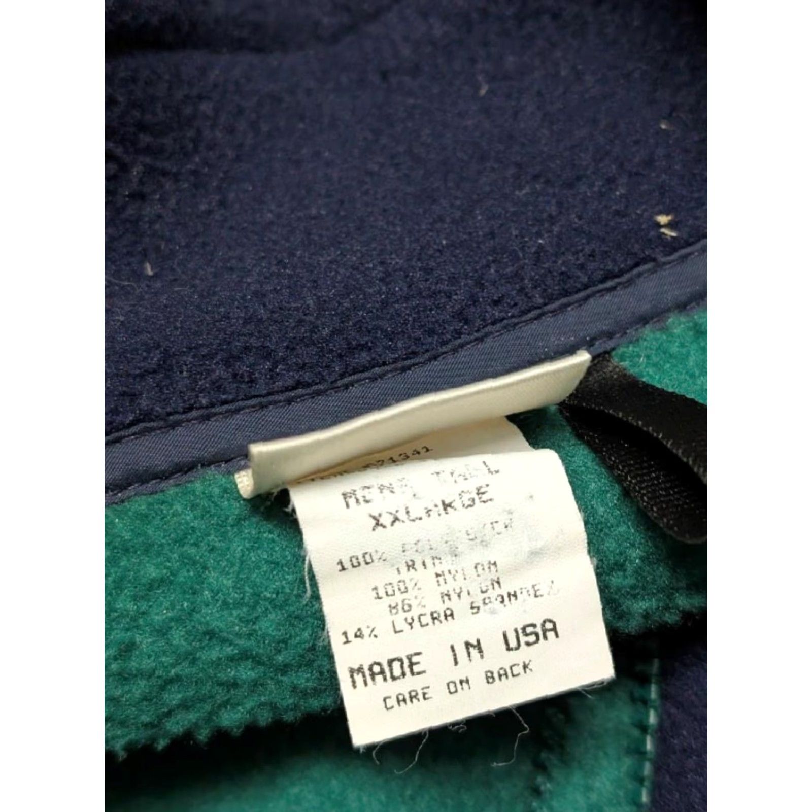 Vintage VINTAGE L.L. Bean Jacket Men 2XL TALL Fleece Green Deep Pile 1990s USA Made Zip Size US M / EU 48-50 / 2 - 7 Thumbnail