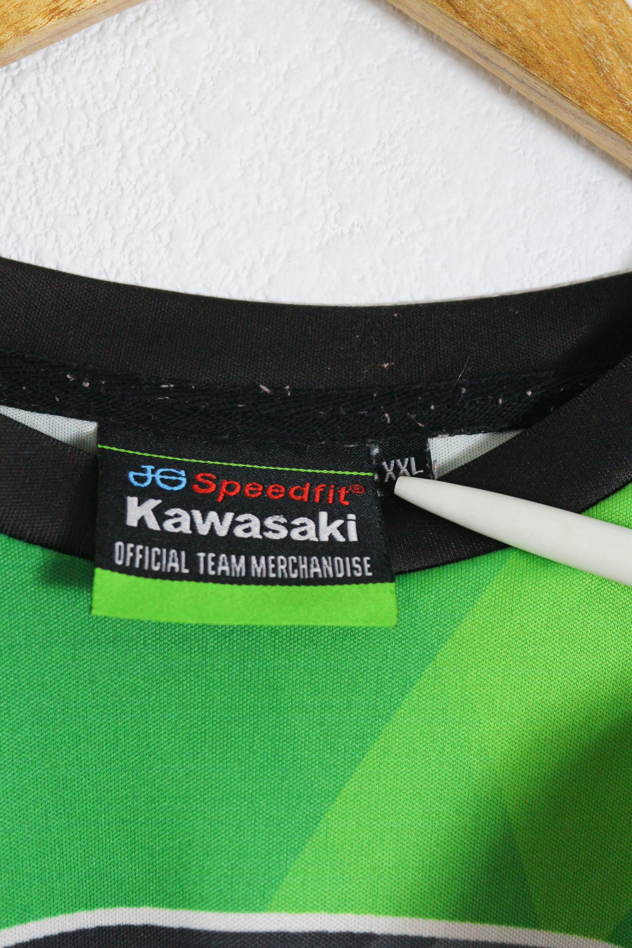 Japanese Brand Vintage Kawasaki Speedfit Racing Y2K 2000s Graphic Tee Y2K Size US XXL / EU 58 / 5 - 3 Thumbnail