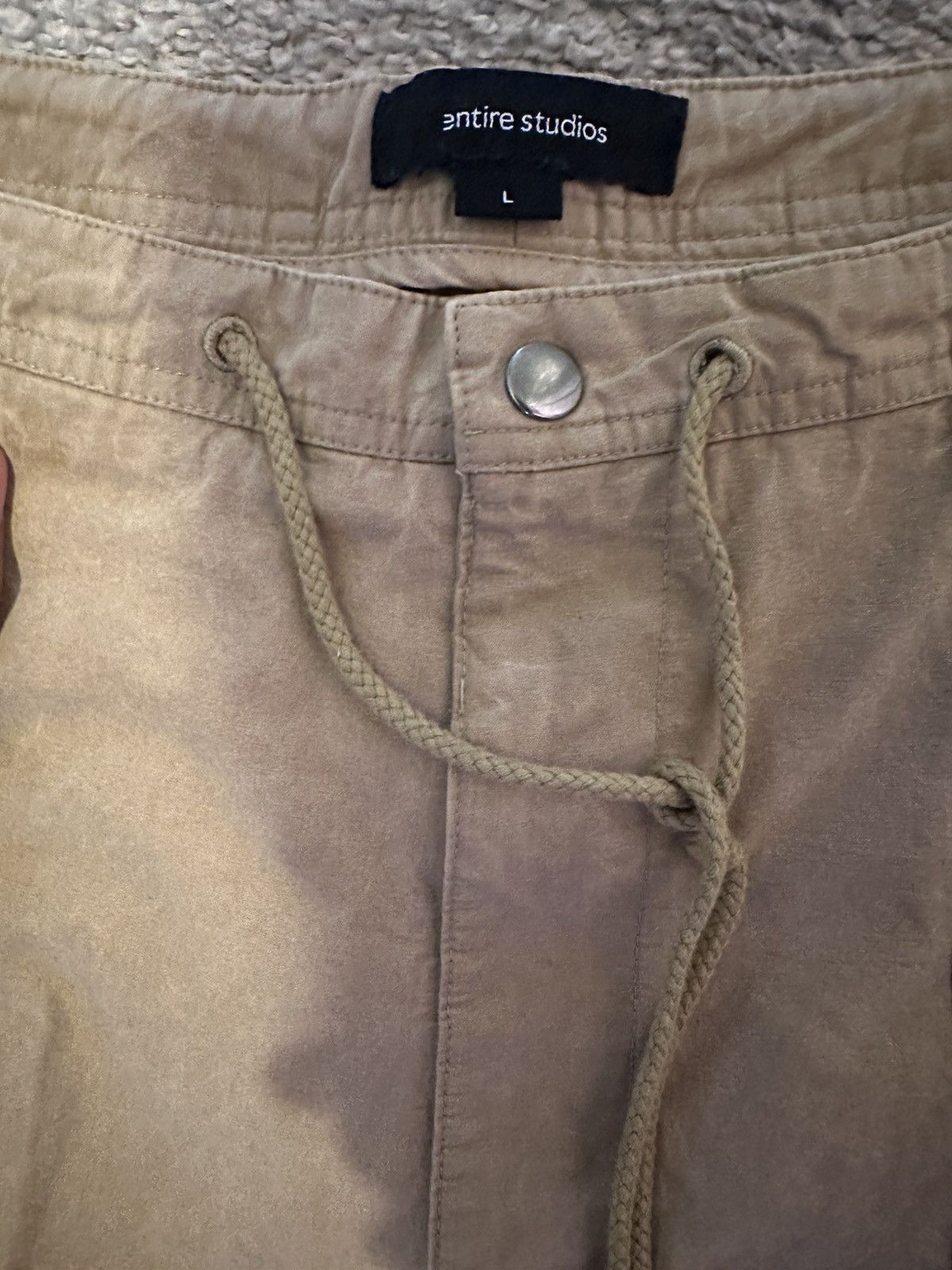 Entire Studios Entire Studios Distressed Cargo Trousers Large Size US 33 - 3 Thumbnail