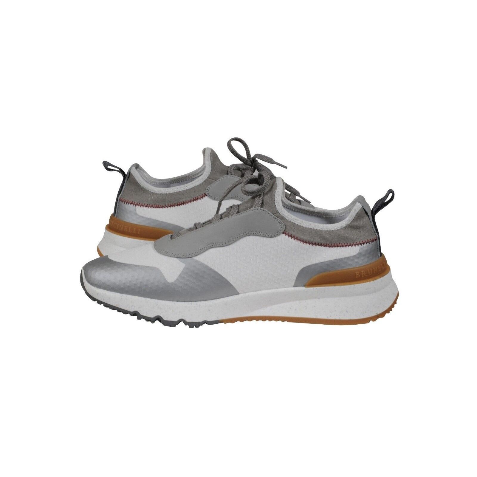 Brunello Cucinelli Panelled Lace Up Sneakers - 02204 Size US 10.5 / EU 43-44 - 9 Thumbnail