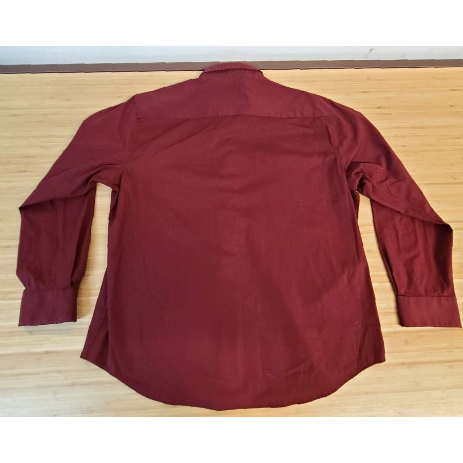 Alfani Alfani Shirt Slim Fit Stretch Solid Black L/S Button-Up Men XL 17-17.5 34/35 Size US XL / EU 56 / 4 - 3 Thumbnail