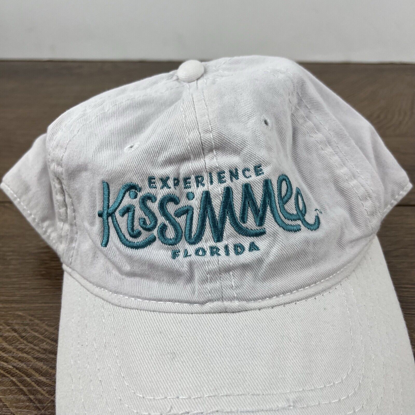 Other Kissimmee Florida Hat White Cap Hat Adjustable Hat White Adu Size ONE SIZE - 8 Thumbnail