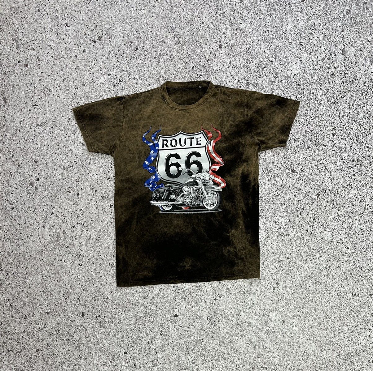 Harley Davidson × Route 66 × Vintage Vintage 90s Route 66 Like West Choppers Harley Davidson Tee Size US L / EU 52-54 / 3 - 2 Thumbnail