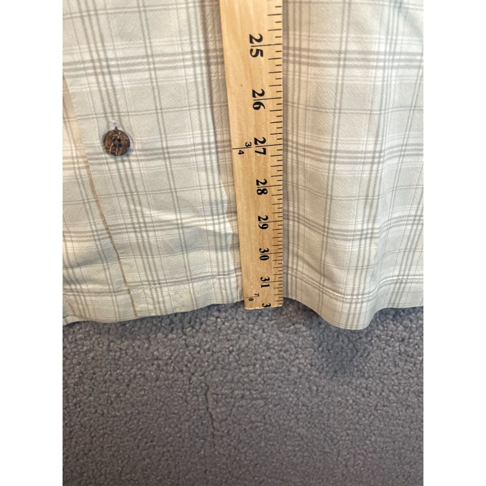 Tommy Bahama Tommy Bahama Dress Shirt Mens XL Plaid Cotton Button-Up Short Sleeve Collared Button Pocket Logo Multicolor Regular Shirt Men Tommy Jeans Size 46R - 5 Thumbnail
