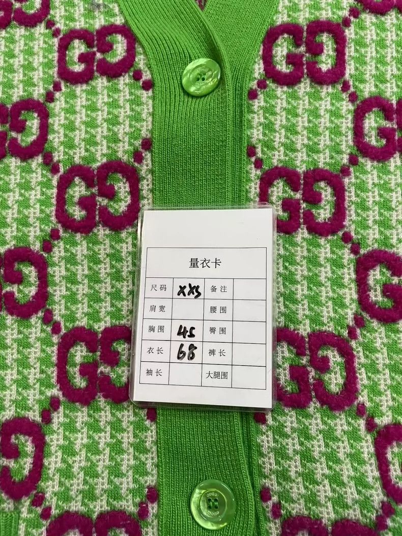 Gucci Gucci Full logo wool knitted cardigan sweater 2501-Nextarro Size US XXS / EU 40 - 7 Thumbnail