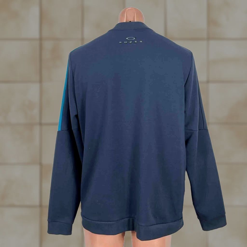 Oakley Oakley Bubba Watson Golf Pullover XL Dark Blue Mens Half Zip Pullover Golf Activewear Performance/Activity: Golf Size US XL / EU 56 / 4 - 1 Thumbnail