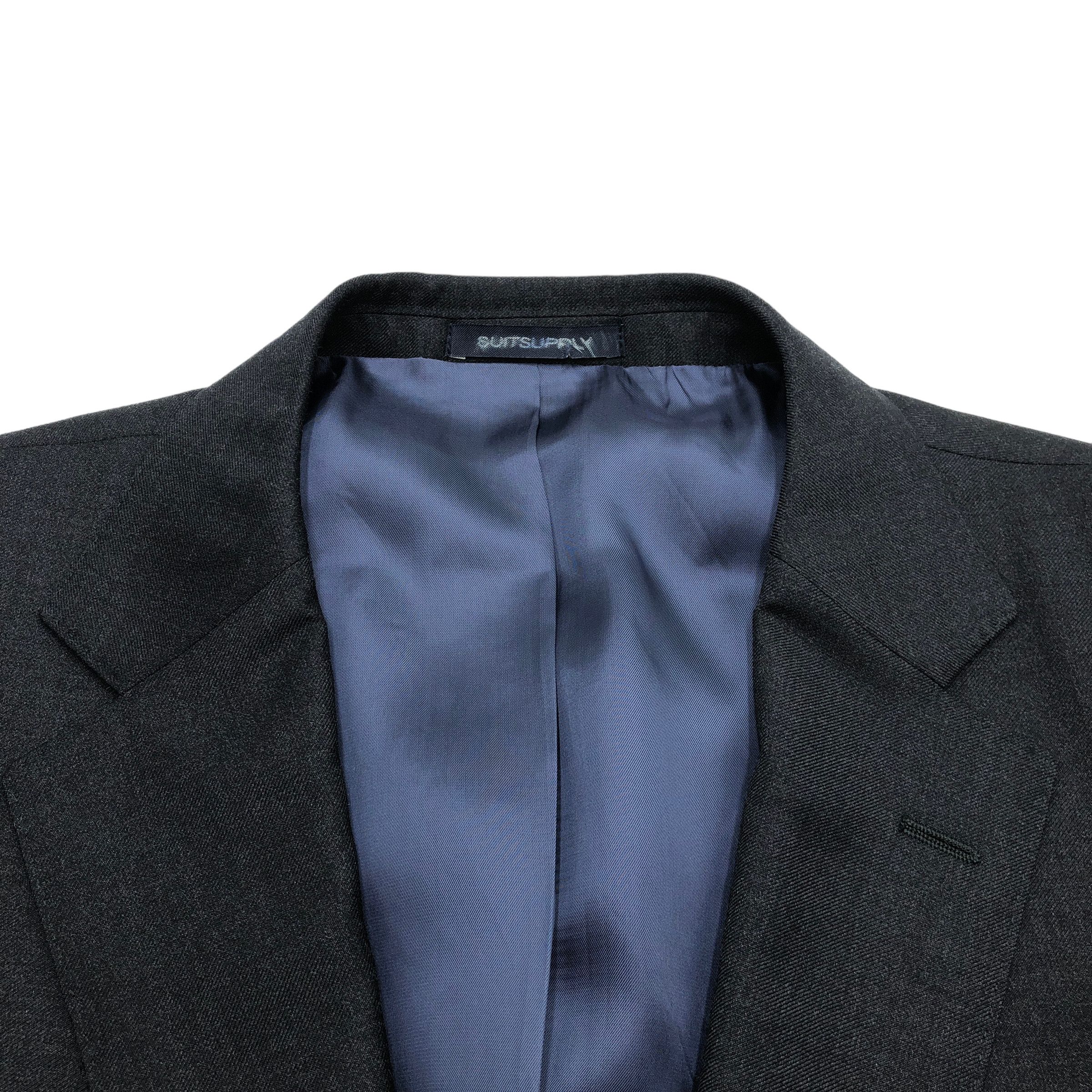 Suitsupply Napoli Single Breasted Wool Blazer Size EU:28; UK 46; US:46R Size 46R - 4 Thumbnail